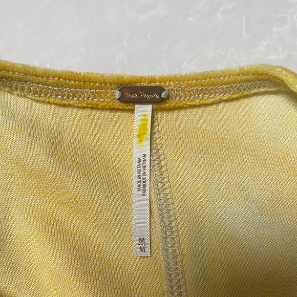 Free People Bright Eyes Velvet Tie Dye Crop Top - Picture 5 of 7